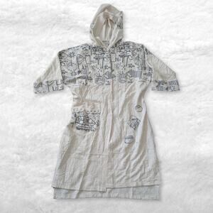 rare tusso istanbul hooded duster